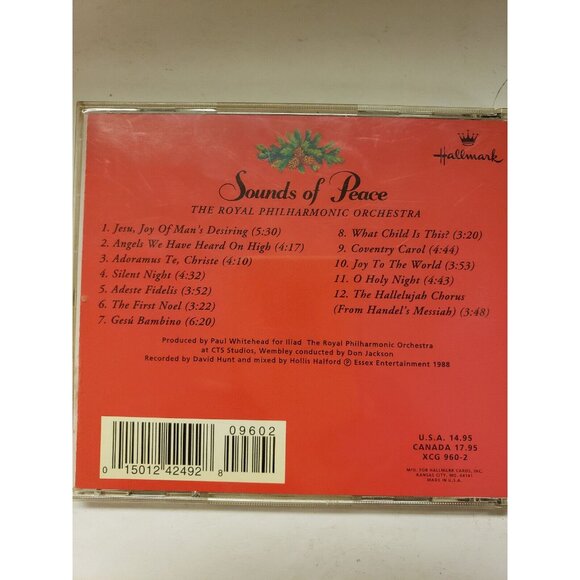 CD "Sounds of Peace" Music for Christmas Eve by the Royal Philharmonic Orchestra - Picture 2 of 2